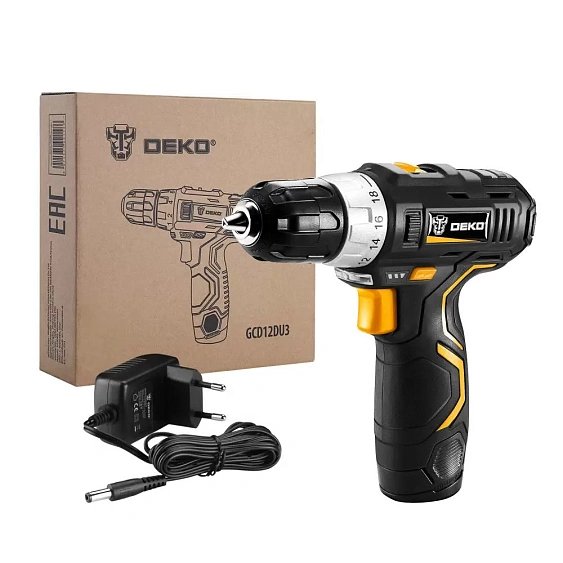 Дрель-шуруповерт DEKO GCD12DU3 063-4096