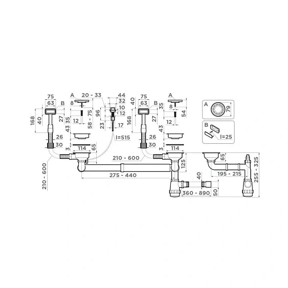 Арматура OMOIKIRI WK-2-A-GM (4956496)