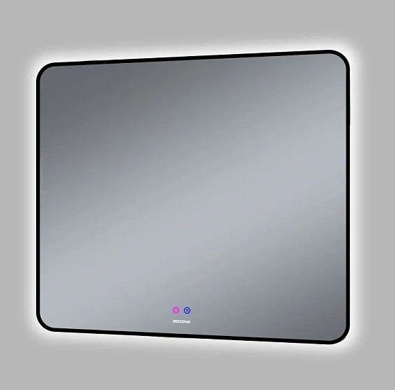 Зеркало GROSSMAN ELEGANS-норма BLACK 900х800х45 мм 1790802