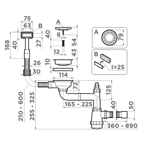 Арматура OMOIKIRI WK-1-SI (4956873)