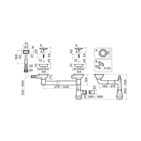 Арматура OMOIKIRI WK-1,5-IN (4956485)