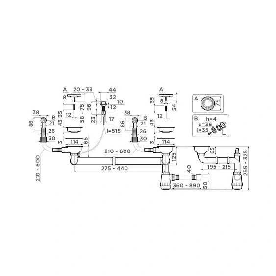 Арматура OMOIKIRI WK-2-R-A-IN (4956506)