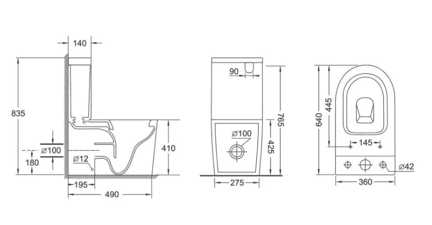 Унитаз GROSSMAN GR-4458BMS