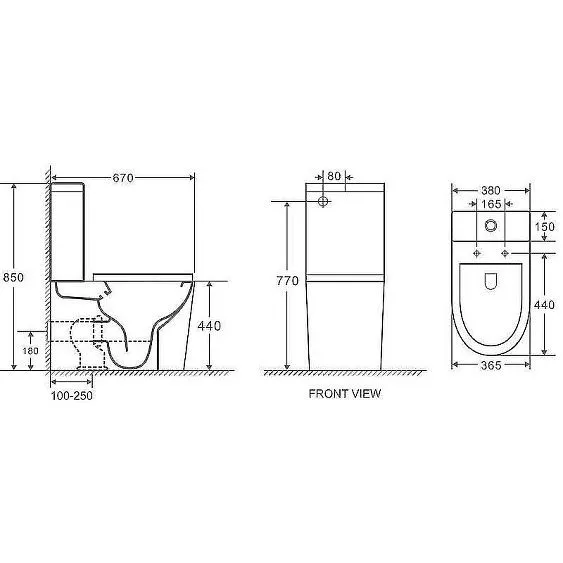 Унитаз GROSSMAN GR-4449BMSQ