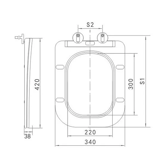 Сиденье для унитаза GROSSMAN GR-4445BMS