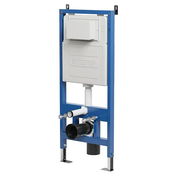 Комплект GROSSMAN инсталляция 900.K31.01.000 + клавиша смыва 700.K31.01.310.310 золото матовый + унитаз GR-4455SQC