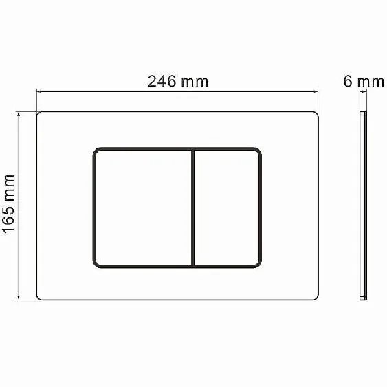 Клавиша смыва GROSSMAN Classic 700.K31.04.10M.10M
