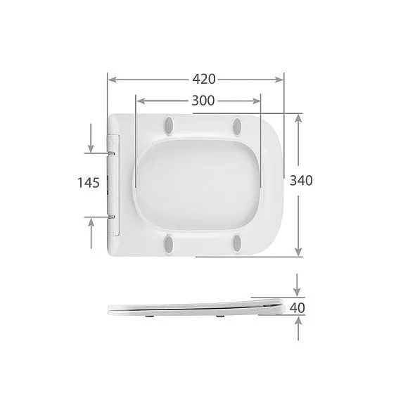 Сиденье для унитаза GROSSMAN 4445S