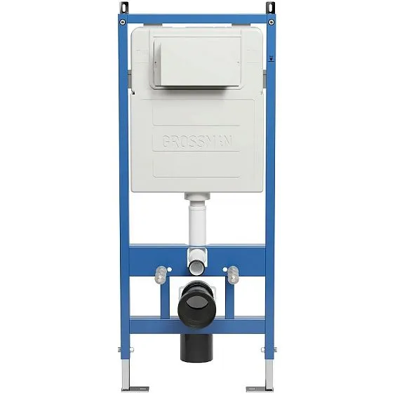 Комплект GROSSMAN инсталляция 900.K31.01.000 + клавиша смыва 700.K31.01.000.000 белый + унитаз GR-4411SQC