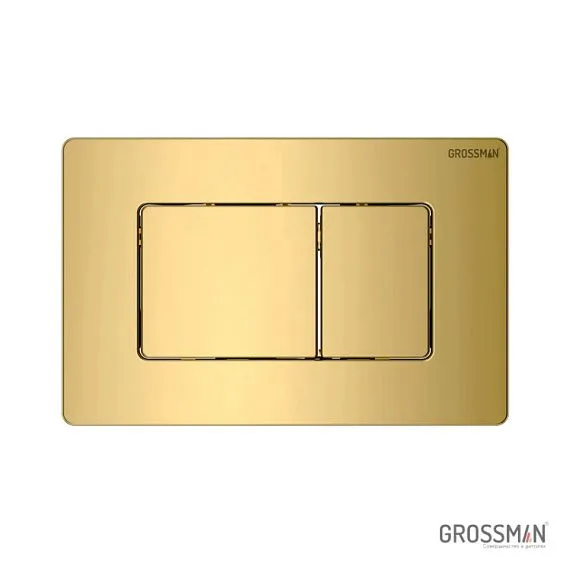 Комплект GROSSMAN инсталляция 900.K31.01.000 + клавиша смыва 700.K31.04.30M.30M золото глянцевый + унитаз GR-4478S