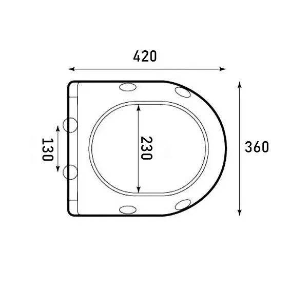 Сиденье для унитаза GROSSMAN GR-4455Q-K41