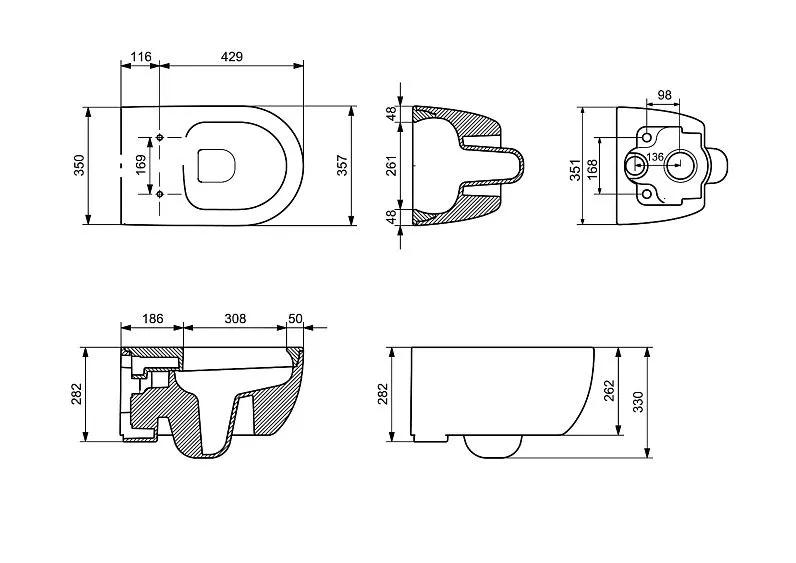 Унитаз AMBASSADOR Abner 103T20401R