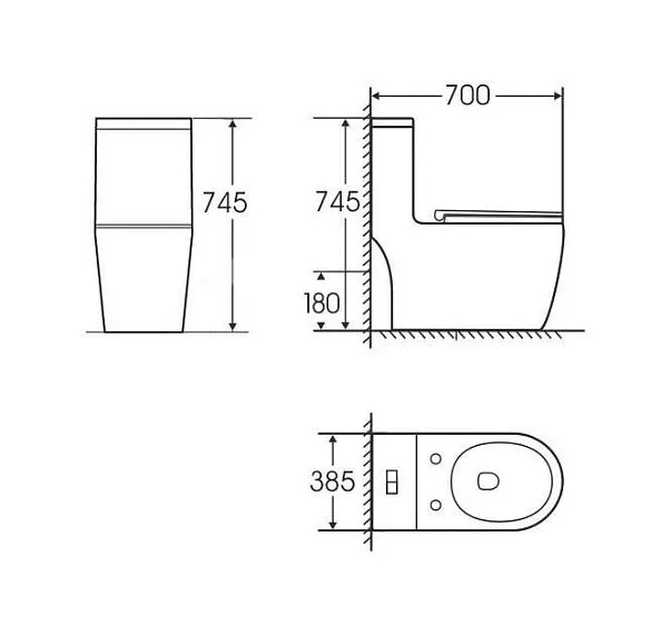 Унитаз GROSSMAN GR-4484SQ
