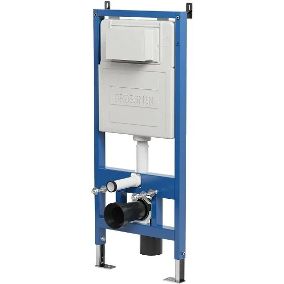 Комплект GROSSMAN инсталляция 900.K31.01.000 + клавиша смыва 700.K31.01.000.000 белый + унитаз GR-4477BMS