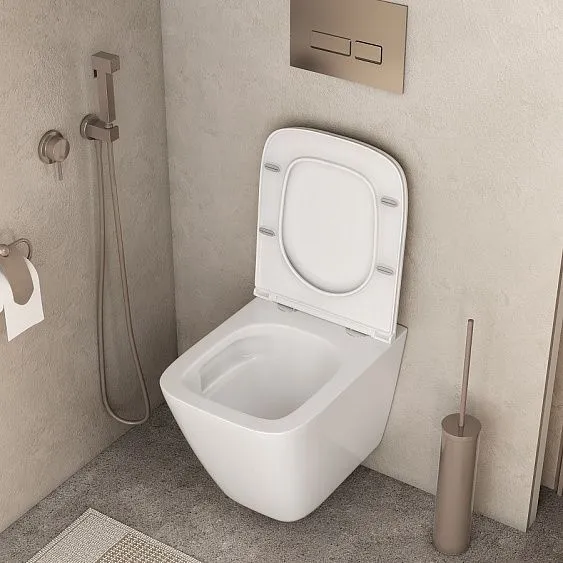 Комплект GROSSMAN инсталляция 900.K31.01.000 + клавиша смыва 700.K31.01.310.310 золото матовый + унитаз GR-4479SQC