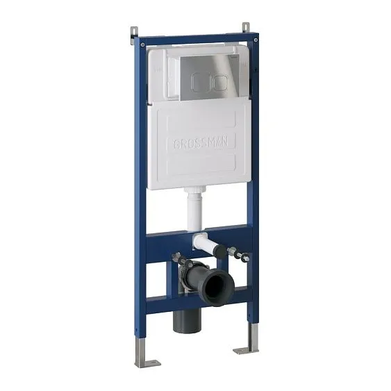 Комплект GROSSMAN инсталляция 900.K31.01.000 + клавиша смыва 700.K31.02.100.100 хром глянцевый + унитаз GR-4478S