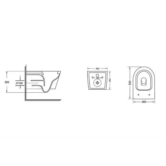 Унитаз GROSSMAN GR-4499BMSQ