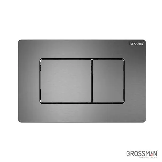 Комплект GROSSMAN инсталляция 900.K31.01.000 + клавиша смыва 700.K31.04.42M.42M графит сатиновый + унитаз GR-4447S