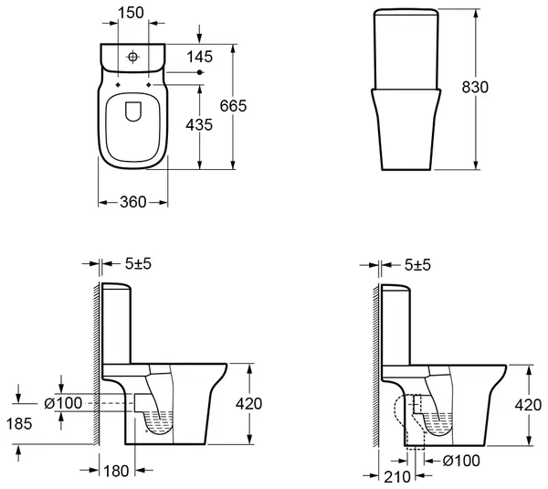 Унитаз GROSSMAN GR-N3012C
