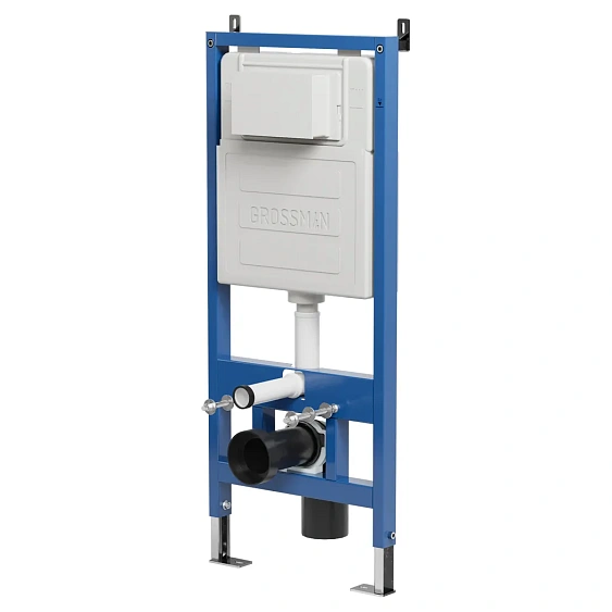 Комплект GROSSMAN инсталляция 900.K31.01.000 + клавиша смыва 700.K31.01.110.110 хром матовый + унитаз GR-4440S