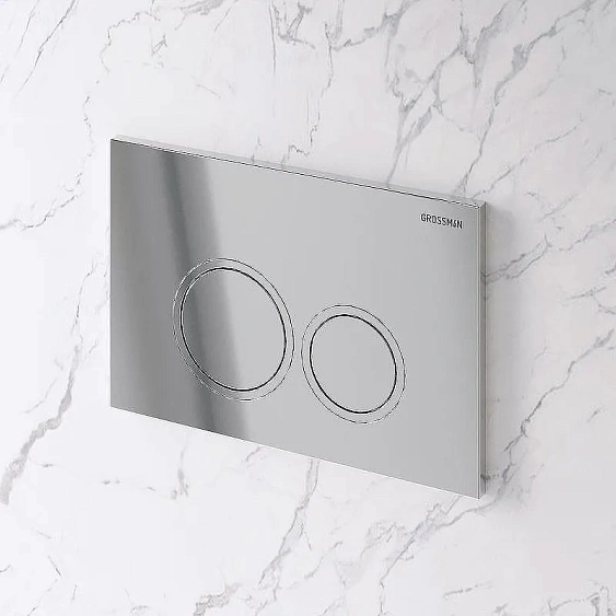 Комплект GROSSMAN инсталляция 900.K31.01.000 + клавиша смыва 700.K31.01.100.100 хром глянцевый