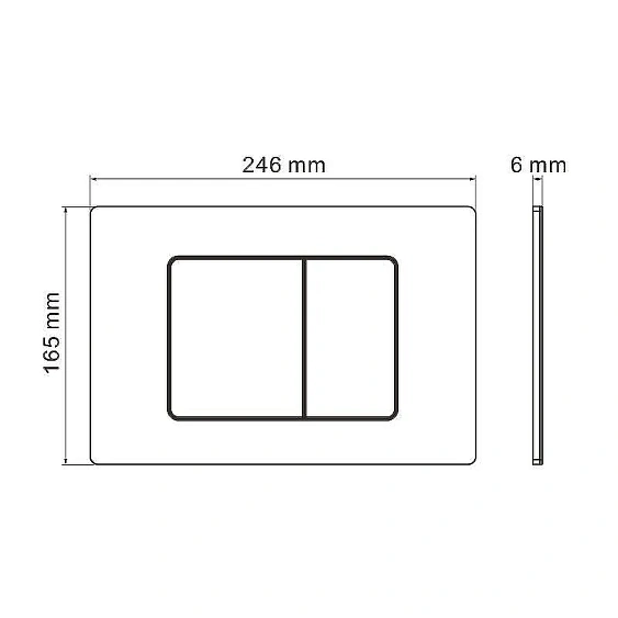 Клавиша смыва GROSSMAN Classic 700.K31.04.30M.30M RUS