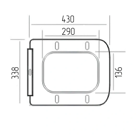 Сиденье для унитаза GROSSMAN GR-4464/4468S