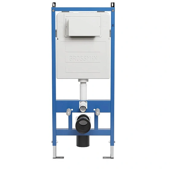 Комплект GROSSMAN инсталляция 900.K31.01.000 + клавиша смыва 700.K31.01.300.300 золото глянцевый + унитаз GR-4411SQC