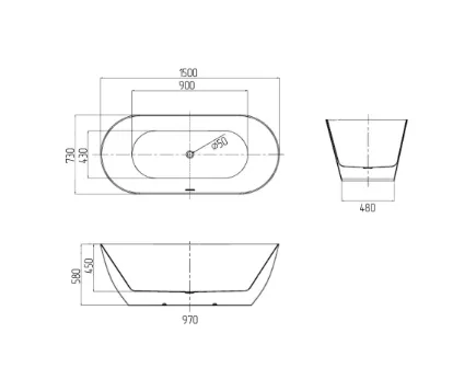 Ванна GROSSMAN GR-12500