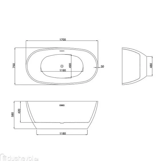 Ванна GROSSMAN GR-1104