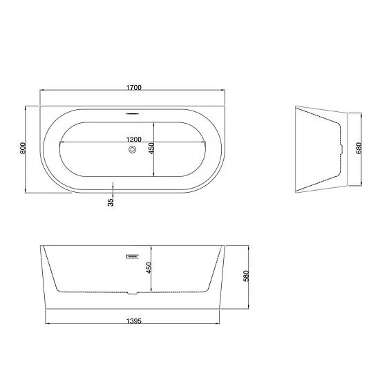 Ванна GROSSMAN GR-17071M