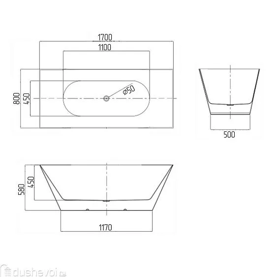 Ванна GROSSMAN GR-2023