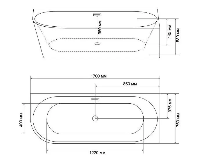 Ванна GROSSMAN GR-2204R