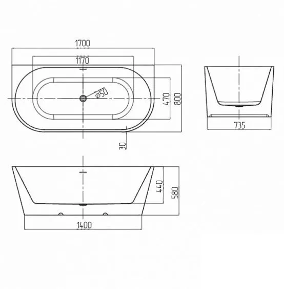 Ванна GROSSMAN GR-17072