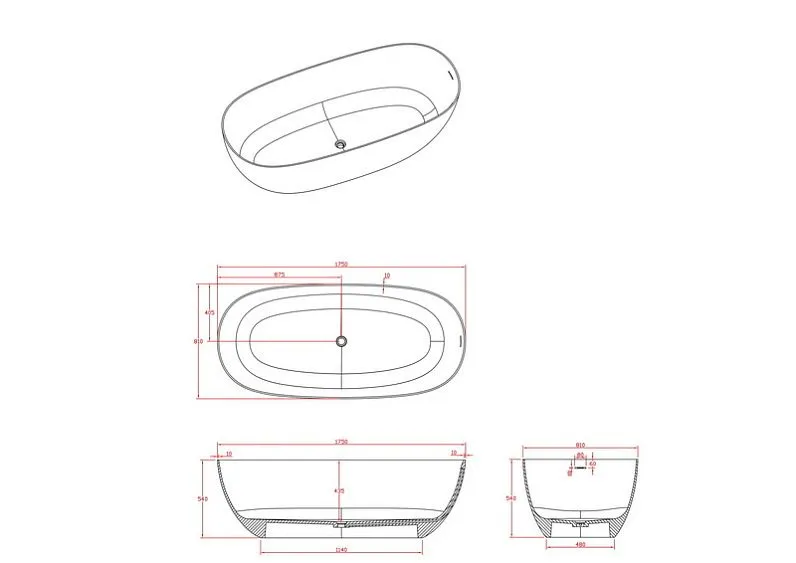 Ванна TIMO SATU1750