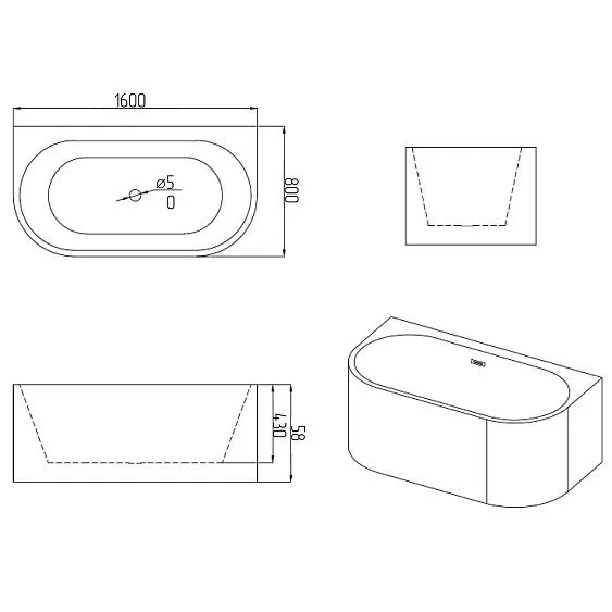 Ванна GROSSMAN GR-16073