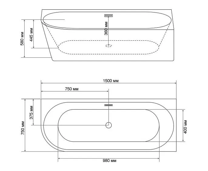 Ванна GROSSMAN GR-2203R