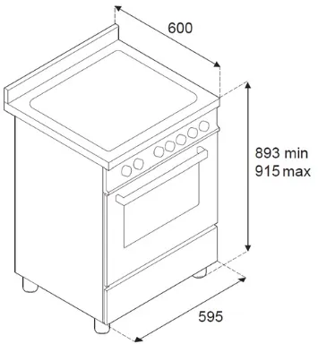 Плита BERTAZZONI MAS64L1ENET2