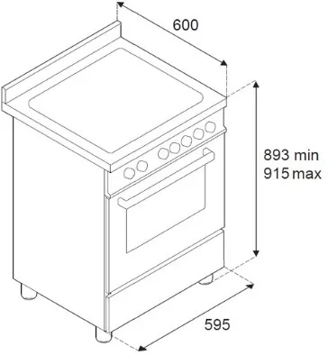 Плита BERTAZZONI PRO64L1ENET2
