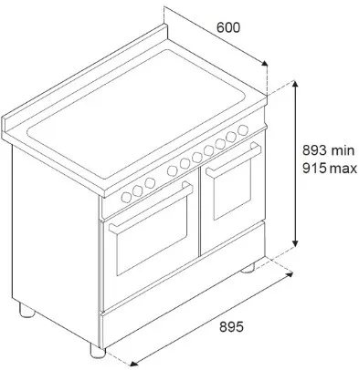 Варочный центр BERTAZZONI PRO95I2ECAT2
