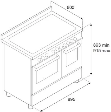 Варочный центр BERTAZZONI MAS95I2ENET2