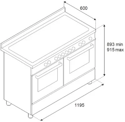 Варочный центр BERTAZZONI PRO126G2EART2