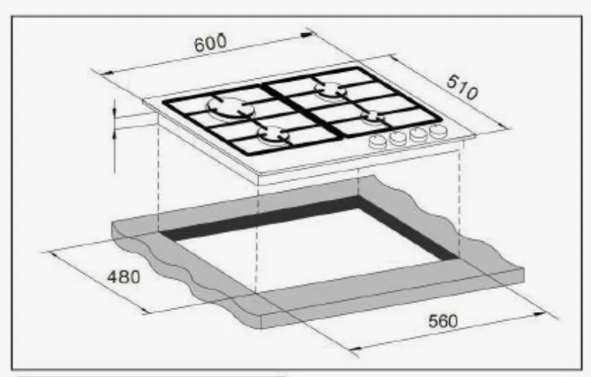 Варочная поверхность GORENJE GTW641AKB2