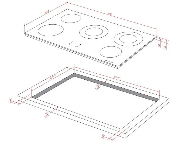 Варочная поверхность KUPPERSBERG ECS 902