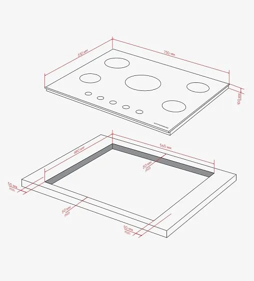Варочная поверхность KUPPERSBERG TG 72 B