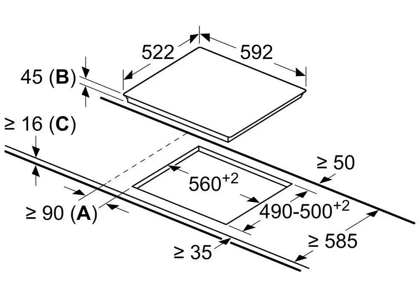 Варочная поверхность BOSCH PKE61RBA2E