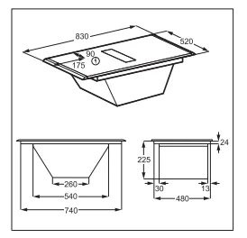 Варочная поверхность AEG NCH84B03AB
