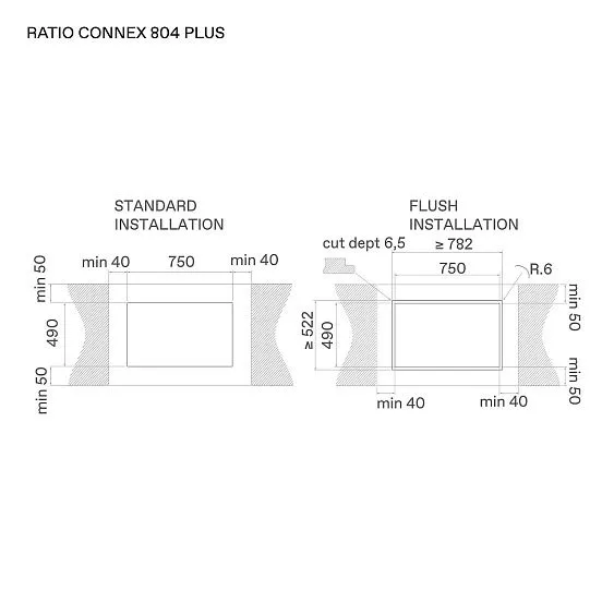 Варочная поверхность ELICA RATIO CONNEX 804 PLUS BL (PRF0199855)