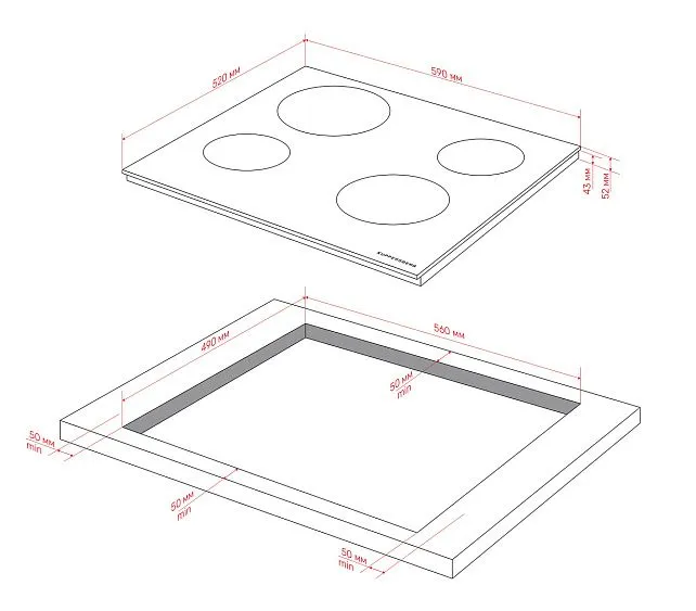 Варочная поверхность KUPPERSBERG ECO 603