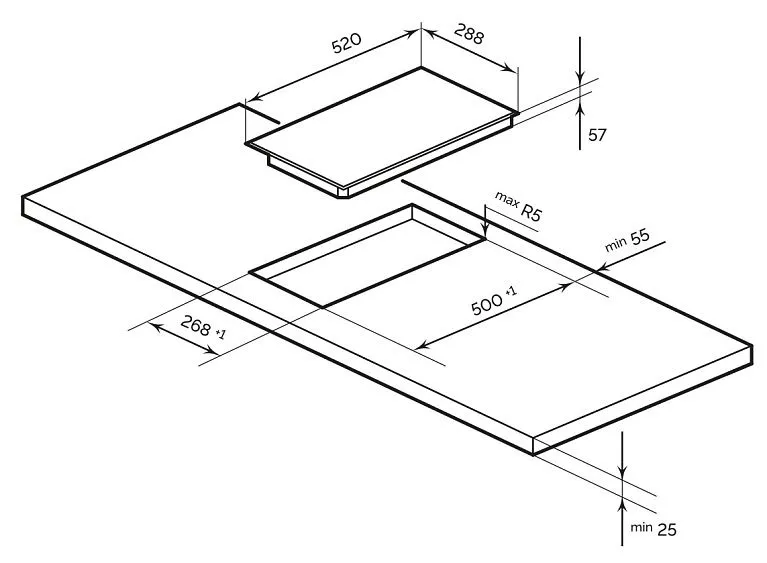 Варочная поверхность LEX EVI 321A I GR
